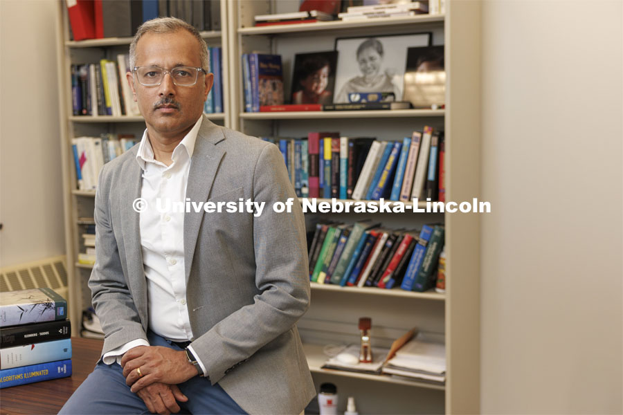 Vinod Variyam, Professor in the School of Computing. May 13, 2024. Photo by Craig Chandler / University Communication and Marketing