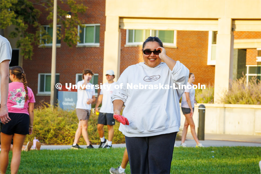 Yard games competition for homecoming week. October 1, 2024. Photo by Kristen Labadie / University Communication.