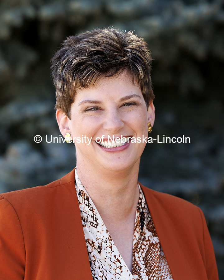 Portrait of Amanda Ramer-Tait, Professor of Food Science and Technology. Nebraska Gnotobiotic Mouse Program. October 16, 2024. Photo by Craig Chandler / University Communication and Marketing.