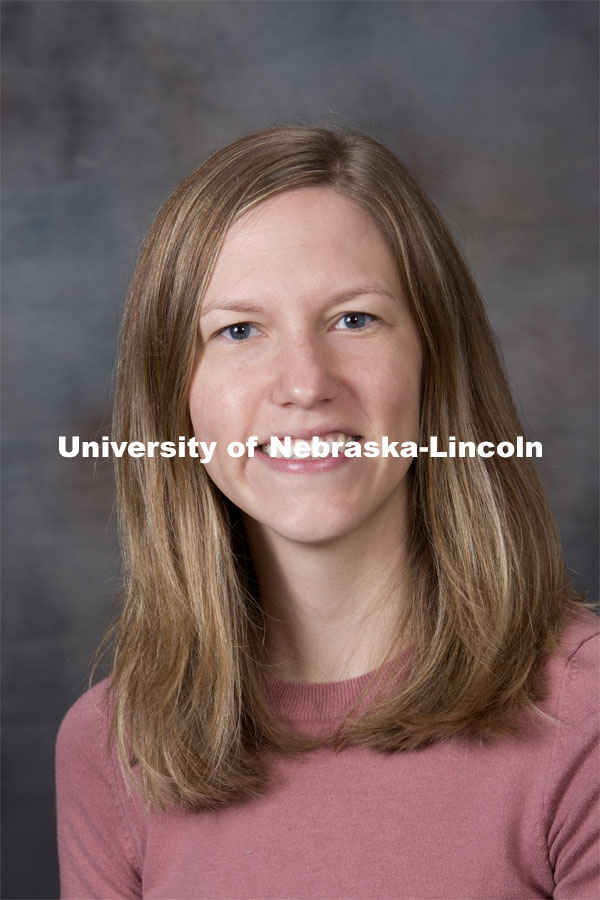 Studio portrait of Julie Peterson, Assistant Professor and Extension Specialist, Entomoloty. August 