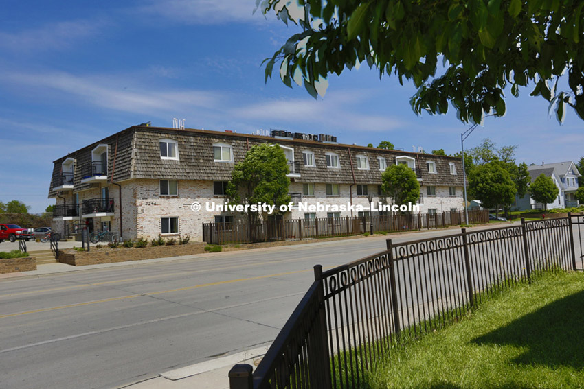 Vine Street Apartments.  Family Housing next to city campus.  May 13, 2015.  