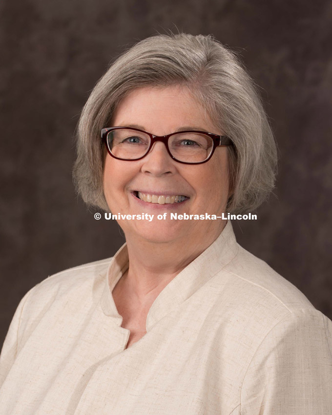 Studio portrait of Elizabeth Banset, Office of Sponsored Programs. September 2, 2015, 