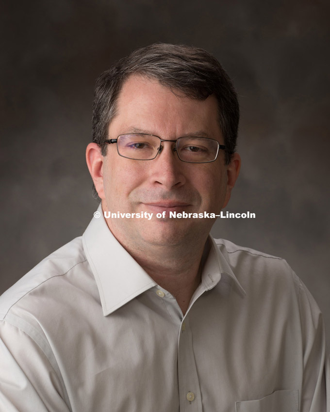 Studio portrait of Andy Frederick, Instructional Technology Coordinator for the Center for Science, 