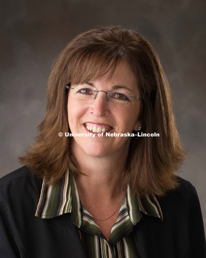 Studio portrait of Joanne Murray, CB3 Staff, October 1, 2015. 