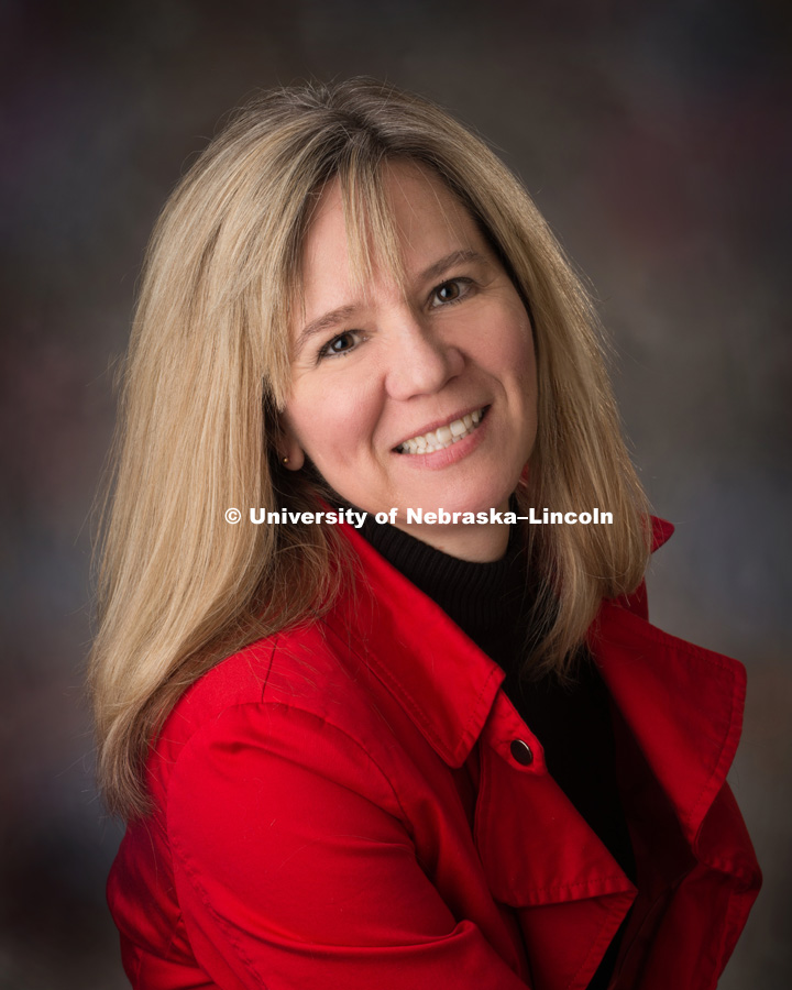 Studio portrait of Ronica Stromberg, Office Associate for Biological Systems Engineering, January 29