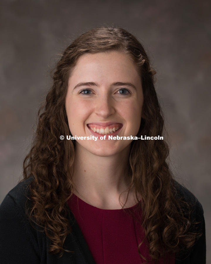 Studio portrait of Meagan Anderson, Chancellor Scholar. April 13, 2016. 