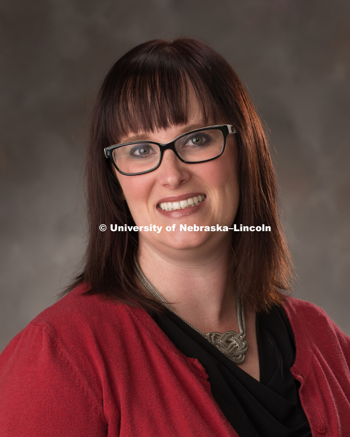 Studio portrait of Laura Lynn Horst, Arts and Science Advising Center. September 6, 2016. 