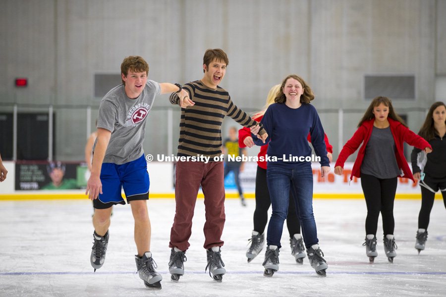 Free skate night at the Breslow Ice Center. September 9, 2016. 