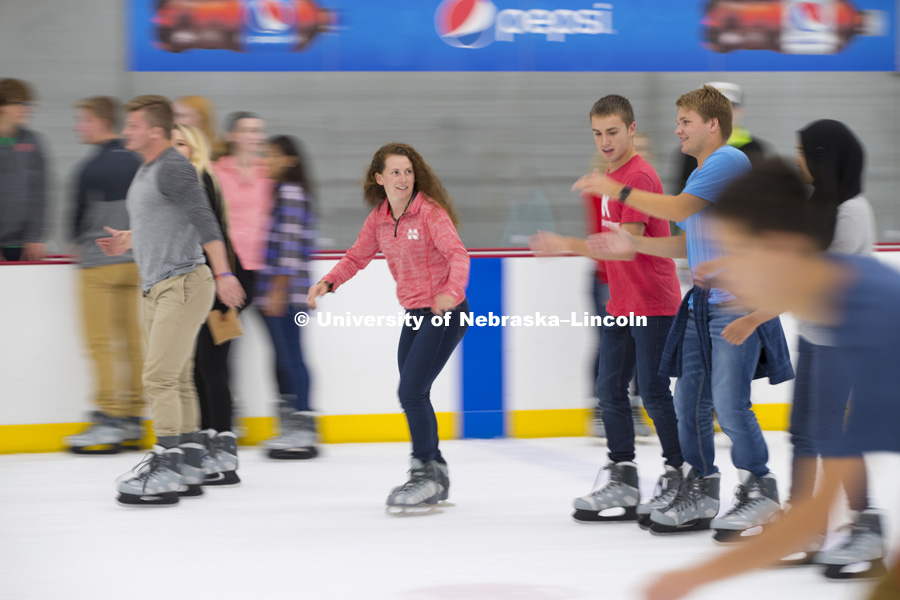 Free skate night at the Breslow Ice Center. September 9, 2016. 