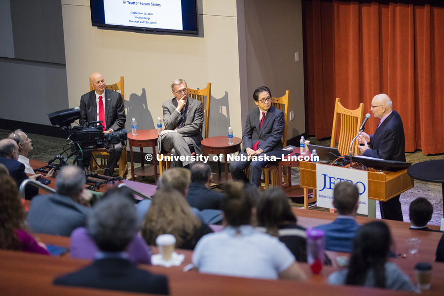 Innaugural Yeutter Forum. Hiroyuki Ishige, Chairman and CEO of the Japan External Trade Organization