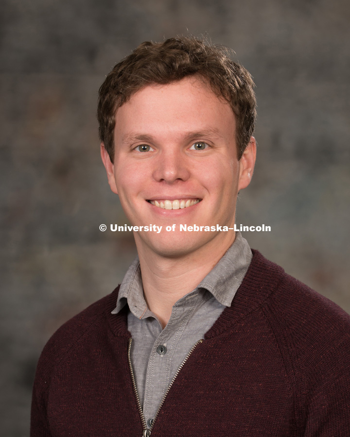 Studio portrait of Ricky Hull, Bureau of Sociological Research. November 9, 2016. 