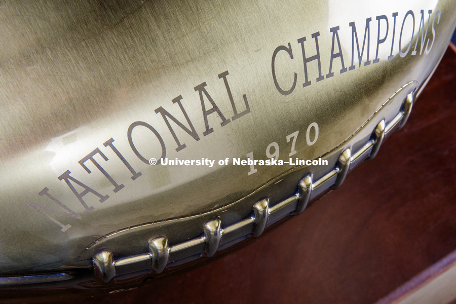 180628_Trophies_135.jpg Nebraska's Championship trophies all together. Photographed for the N150 anniversary book. June 26,