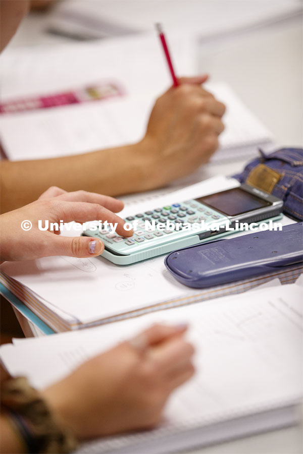 Calculus 106 recitation taught by Justin Nguyen in Louise Pound Hall 105. August 29, 2019. 