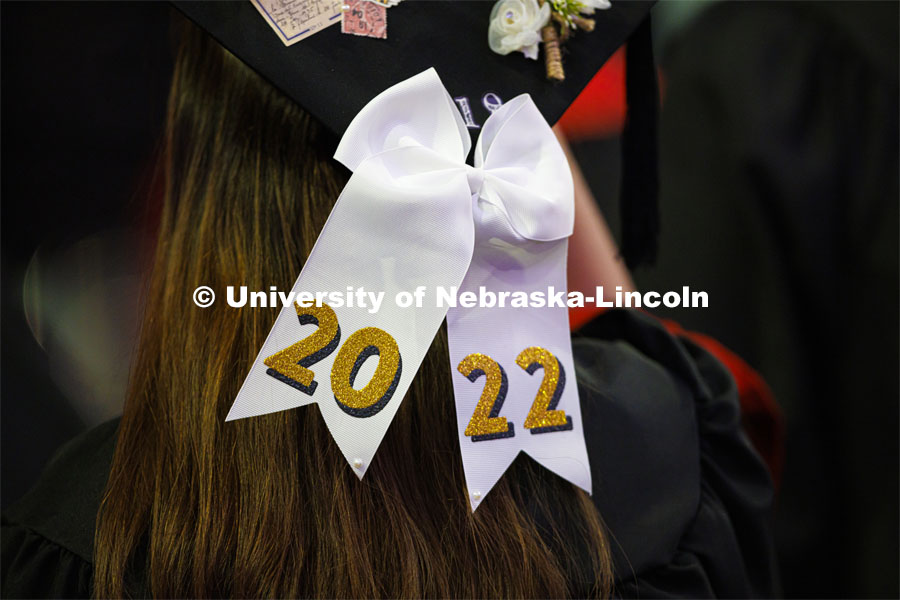 Nebraska grants about 600 degrees in summer commencement at Pinnacle Bank Arena. August 13, 2022. 