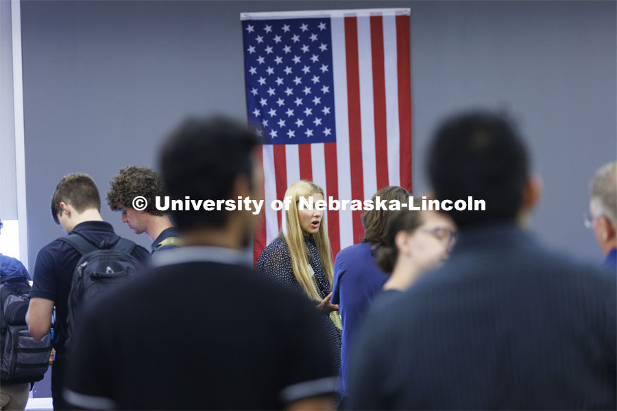 Raikes School Design Studio held a job fair in the Gaughan Center so students could interview with t