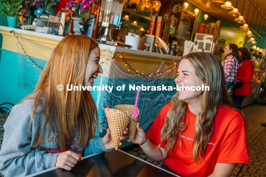 Hannah-Kate Kinney and Cora Scott at Ivanna Cone. October 20, 2023. 