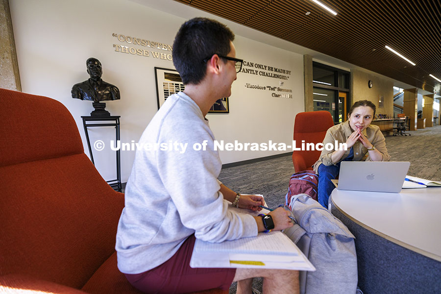 Students studying in the College of Law. College of Law photoshoot. October 10, 2024. 