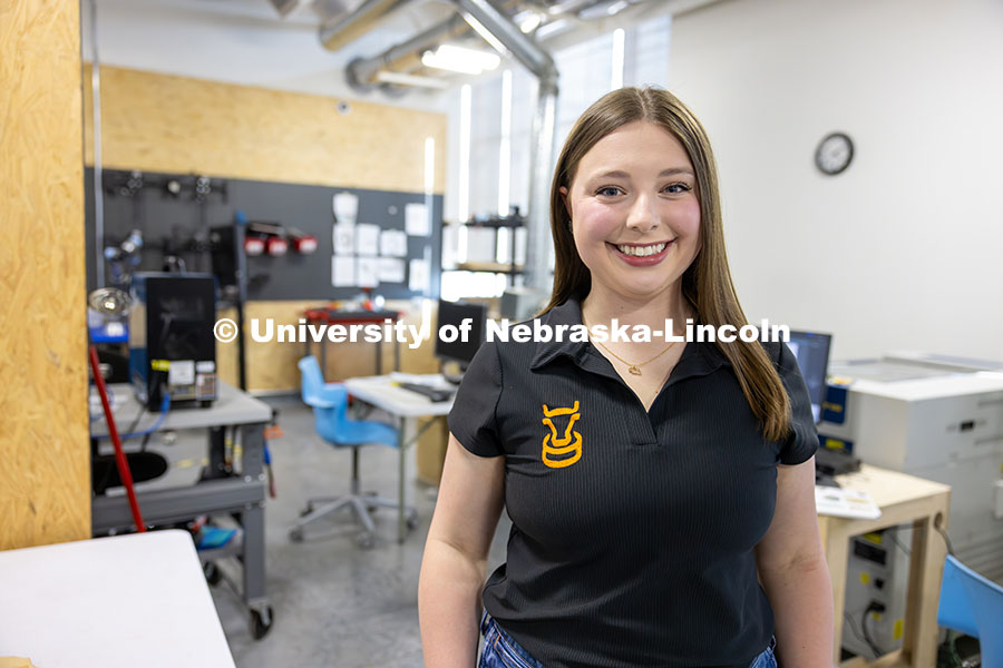 250414_Robotics_Fellows_4.jpg Brooke Bode, a senior mechanical engineering major was one of four selected into the inaugural cohor