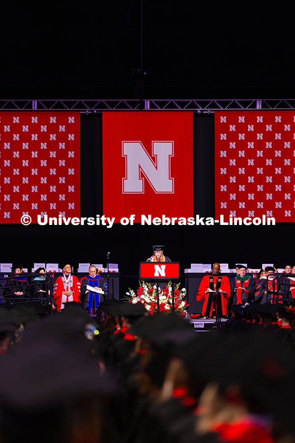 250517_Commencement_1676.jpg Elizabeth Herbin, outgoing president of the Association of Students of the University of Nebraska (A