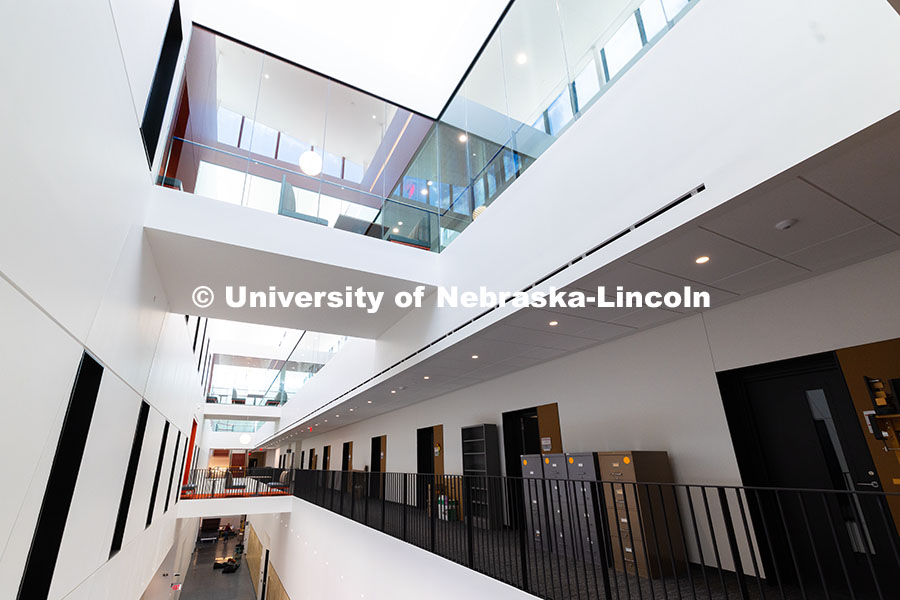 250522_FPA_8626.jpg View of collaborative spaces on the second and third floors of the new Hixson-Lied College of Fine a
