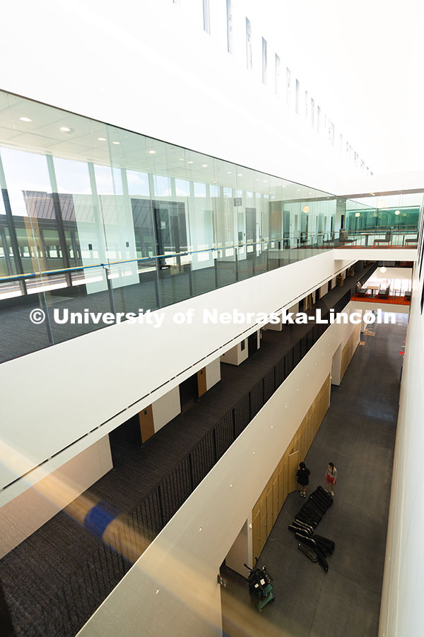 250522_FPA_8791.jpg Plate glass walls on the third floor allows plenty of natural light to reach faculty and staff offic