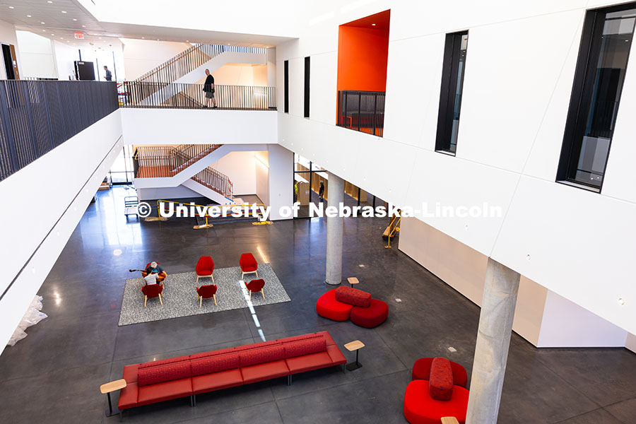 Karen Becker, Professor of Cello, and Andrea Alvarado, Doctor of Music Arts student, make use of the