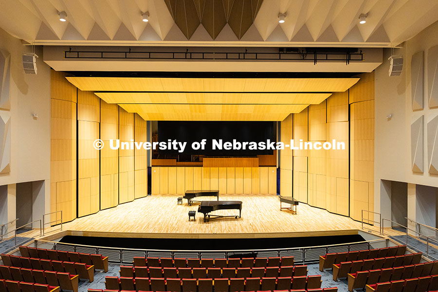 250523_Kimball_Hall_8865.jpg The newly renovated recital hall in Kimball has been fully modernized with updated flooring, seating