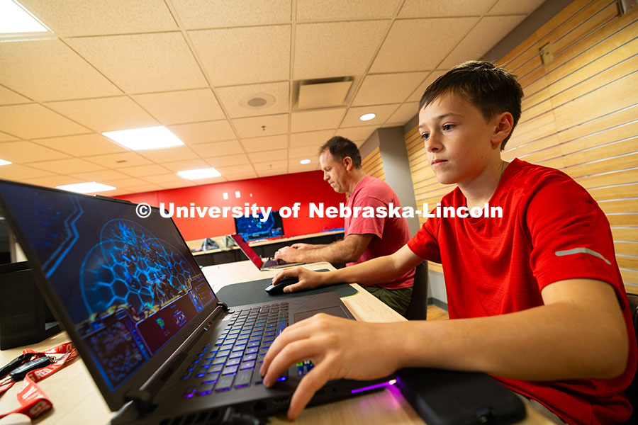 250610_Big_Red_Camps_9971.jpg Ryan Tan, Assistant Professor in the College of Journalism and Mass Communications and UNL Esports D