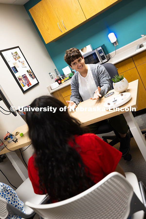 Sara Troupe speaks with Nyssa Fernandez, a sophomore studying Film, Emerging Media Arts and Entrepre