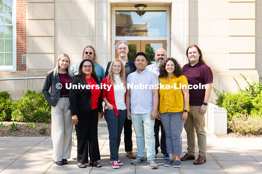 250625_CAST_Team_0966.jpg The Center for Academic Success and Transition team pose for a group photo outside of Love Library S