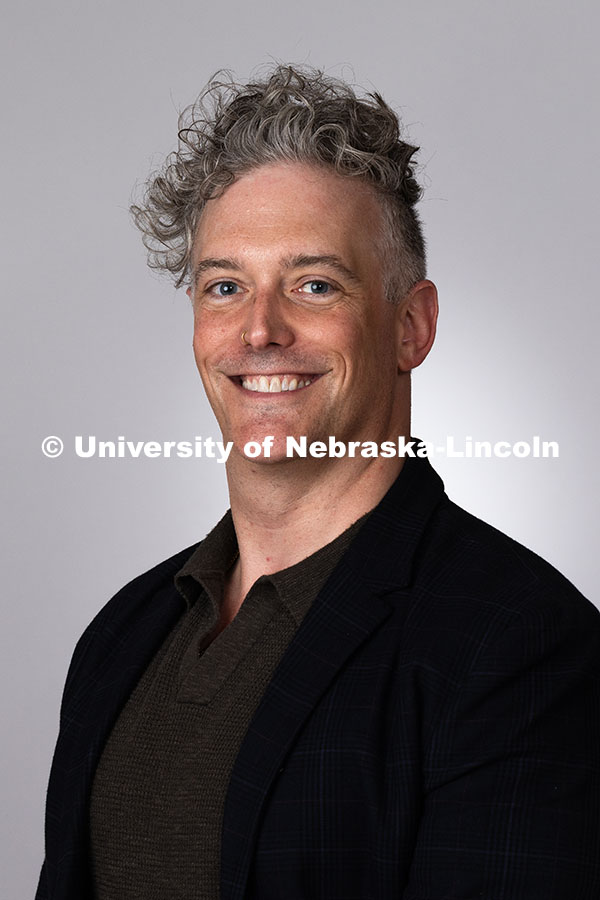 250625_Russell_R_1919.jpg Studio portrait of Robert Russell, Director for Center for Academic Success and Transition. June 25,