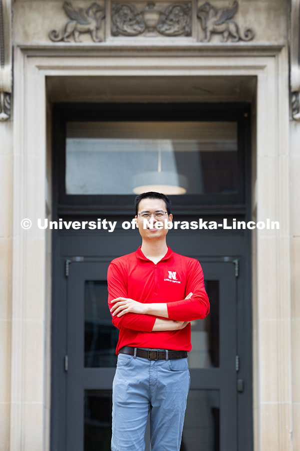 250626_Qiang_Liu_2023.jpg Qiang Liu, assistant professor in the School of Computing, stands in front of Avery Hall. June 26, 2