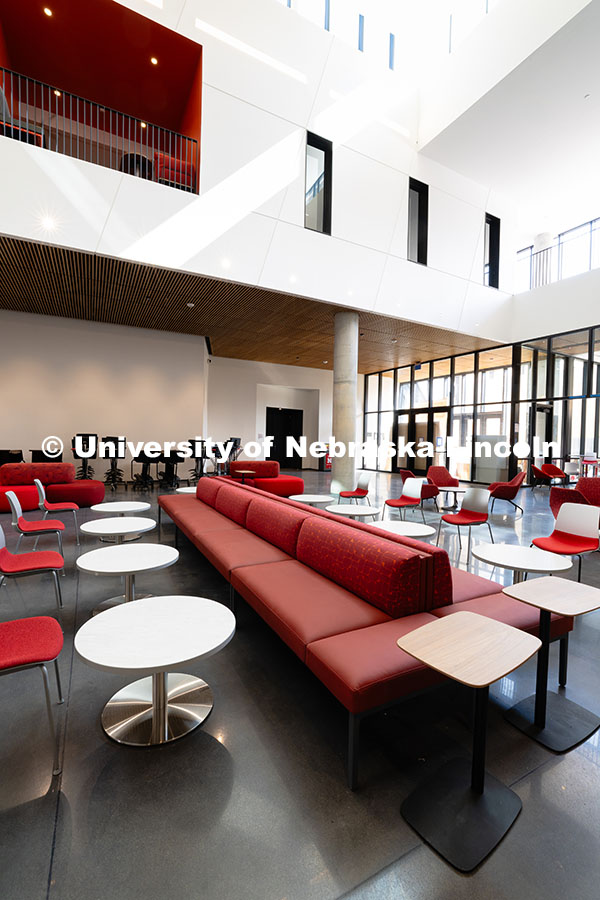 250716_FPA_3009.jpg The lobby (commons area) in the new Fine and Performing Arts Building, new home of the Glenn Korff S