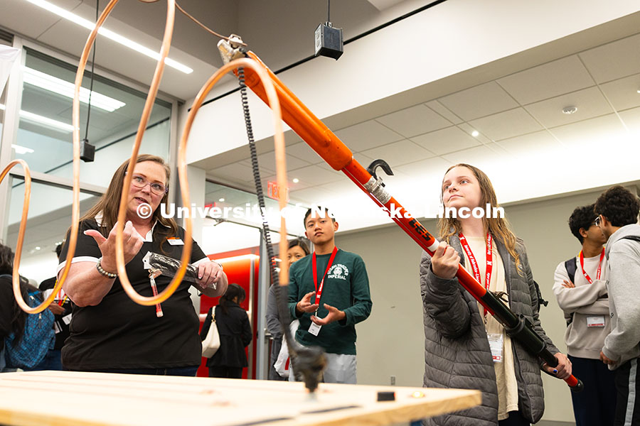 250523_Science_Olympiad_8997.jpg Telitha Plumlee-Stiefel, a Science Olympiad competitor from Founders Classical Academy in Arkansas,