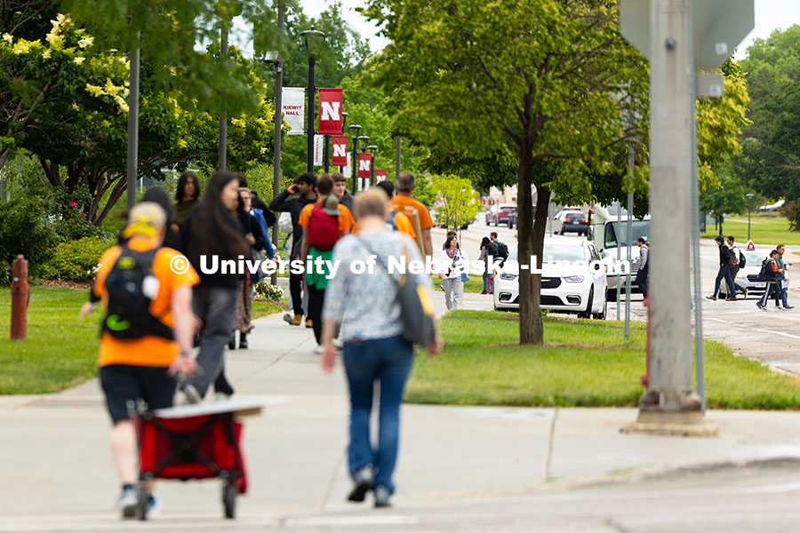 250523_Science_Olympiad_9023.jpg Science Olympiad competitors, coaches and volunteers walk around the University of Nebraska–Lincol