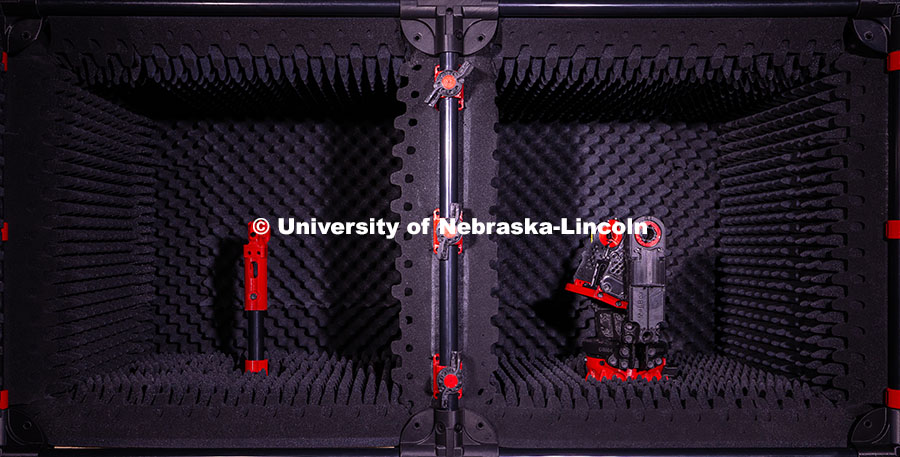 250815_Bhardwaj_3473.jpg Image of equipment used by Shubhendu Bhardwaj, Associate Professor of Electrical and Computer Engine