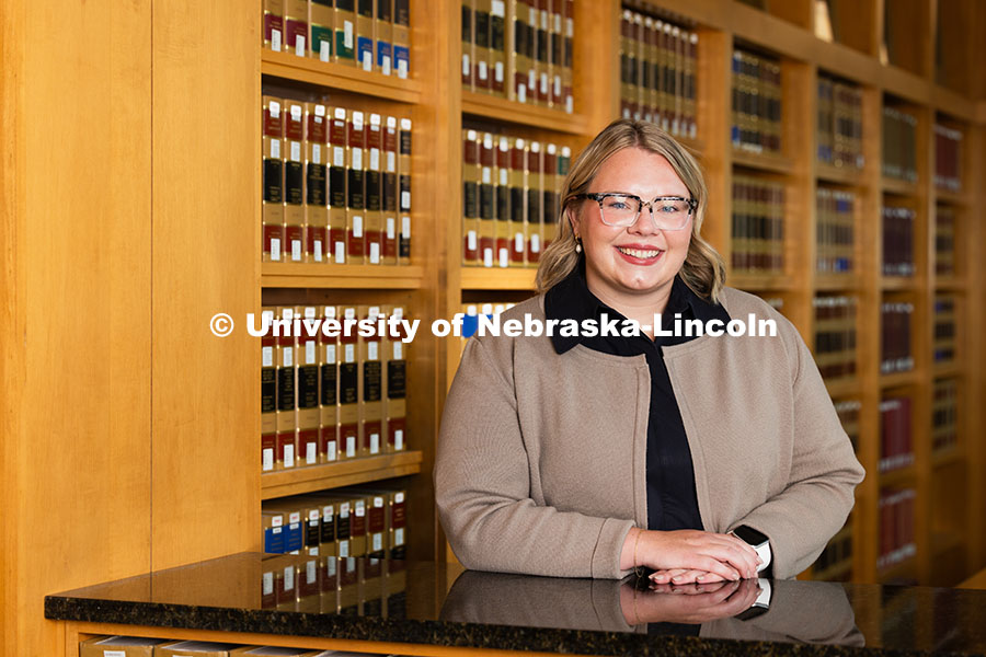 Emma Kwapnioski, Director of Development, College of Law. Law professors and staff. August 18, 2025.