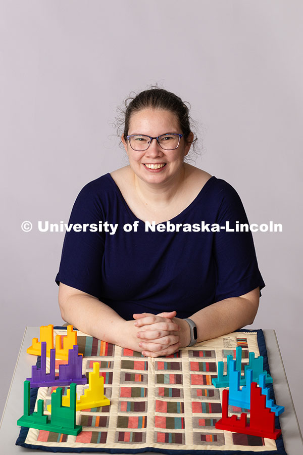 250912_VanderPlas_7234.jpg Studio portrait of Susan VanderPlas, professor of statistics. VanderPlas was recognized by the Natio