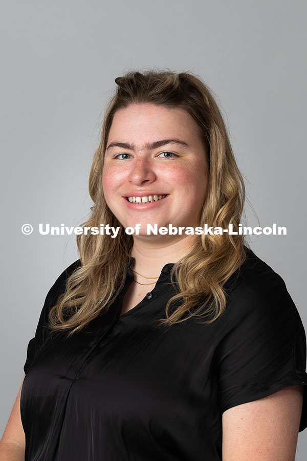 250915_Smith_S_7527.jpg Studio portrait of Sawyer Smith, Honors Coordinator, University Honors Program. September 15, 2025.