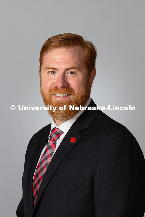 250915_White_T_7531.jpg Studio portrait of Tyler White, Faculty Director of the University Honors Program. Program. Septembe