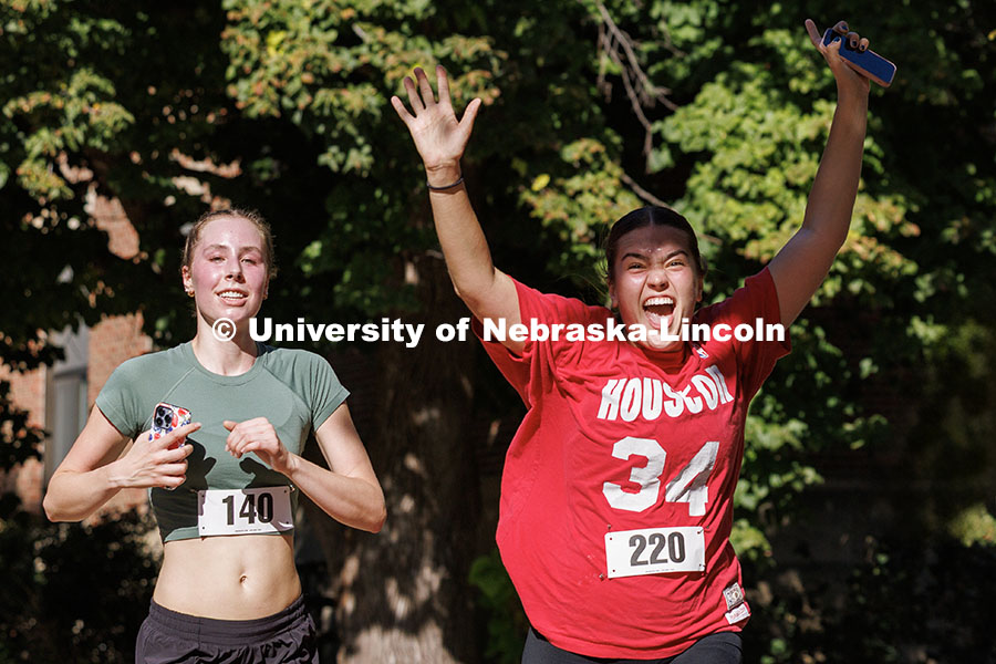 Homecoming week’s activities opened with a 5K fun run from that began and ended on the Nebraska Un