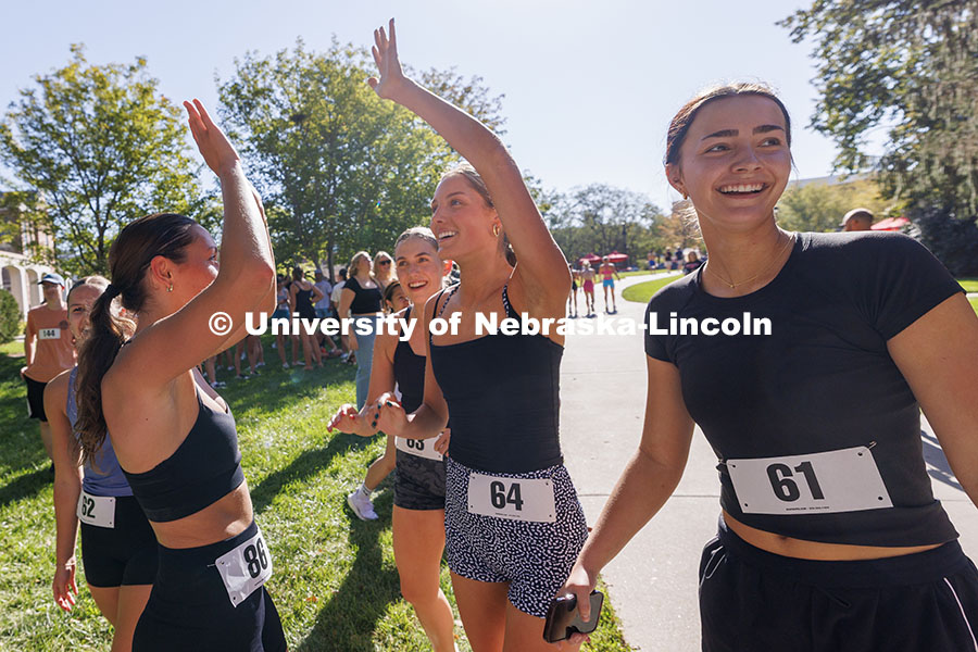 Homecoming week’s activities opened with a 5K fun run from that began and ended on the Nebraska Un