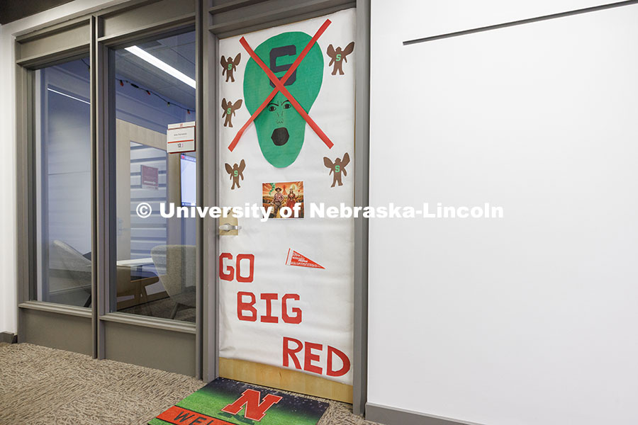 The annual Husker Spirit Office Decorating Contest invited faculty and staff to showcase school prid