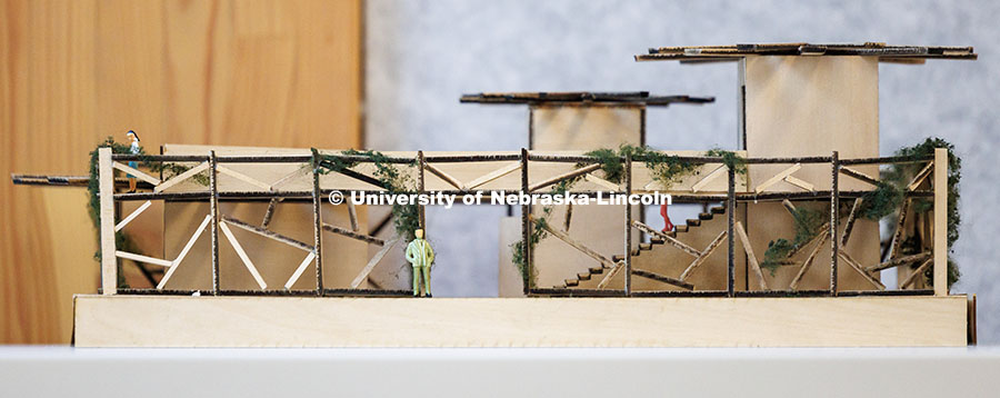 251017_ARCH_009.jpg Architectural Design Studio midterm Class critiques inside Architecture Hall. October 17, 2025.