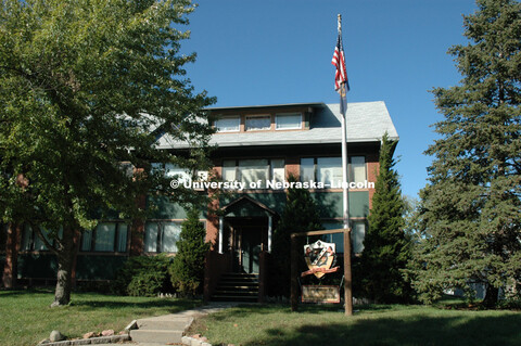 Greek Houses, Alpha Gamma Nu, Exterior, 071017, 