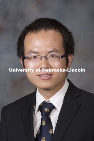 Studio portrait of Bai Cui, Assistant Professor, Mechanical and Materials Engineering. August 20, 20