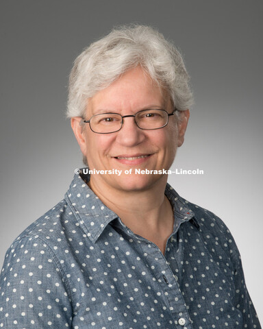 Studio portrait of Anita Breckbill, Library faculty/staff photo for web. May 4, 2016. 