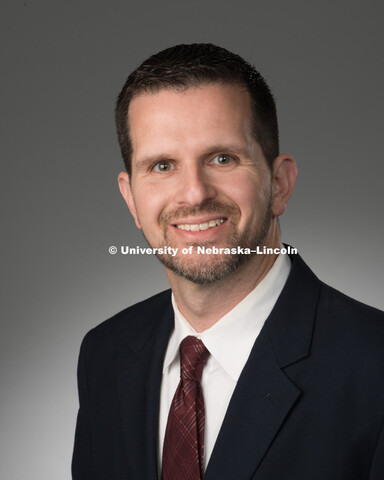 Studio portrait of Andrew Cano, Library faculty/staff photo for web. May 4, 2016. 