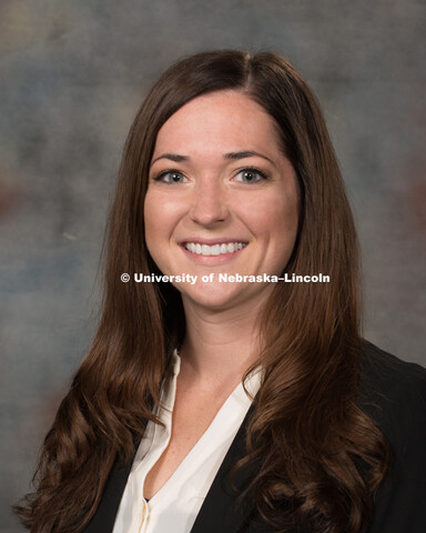 Studio portrait of Allison Bonander, Lecturer for Arts and Sciences. New Faculty Orientation. August