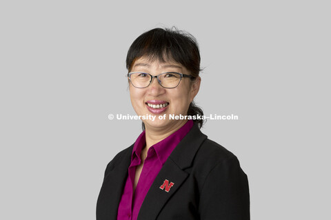 Studio portrait of Anna Chen, Office Assistant for Office of Admission. July 11, 2017. 